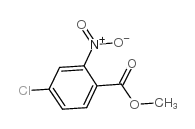 4-氯-2-硝基苯甲酸甲酯结构式