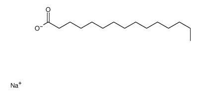 sodium,pentadecanoate Structure