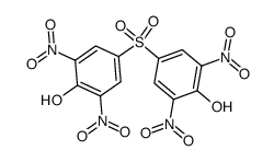 2,6,2',6'-Tetranitro-4,4'-sulfonyl-di-phenol Structure