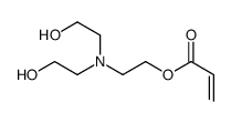2-[bis(2-hydroxyethyl)amino]ethyl prop-2-enoate结构式