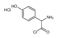 [2-chloro-1-(4-hydroxyphenyl)-2-oxoethyl]ammonium chloride Structure