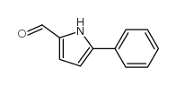 5-苯基吡咯-2-甲醛结构式
