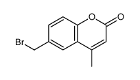 6-(bromomethyl)-4-methylchromen-2-one结构式