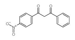 1-(4-nitrophenyl)-3-phenyl-propane-1,3-dione结构式
