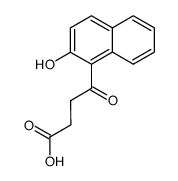 4-(2-hydroxy-[1]naphthyl)-4-oxo-butyric acid结构式