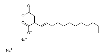 disodium,2-dodec-1-enylbutanedioate Structure