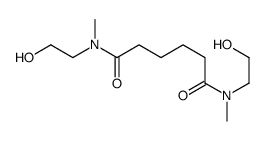 N,N'-bis(2-hydroxyethyl)-N,N'-dimethylhexanediamide Structure