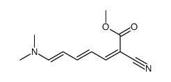 methyl 2-cyano-7-(dimethylamino)hepta-2,4,6-trienoate Structure