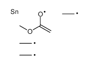 methyl 2-triethylstannylacetate Structure