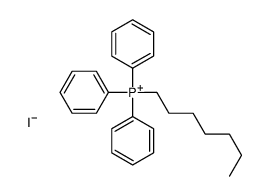 heptyl(triphenyl)phosphanium,iodide Structure