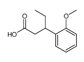 3-(2-methoxy-phenyl)-valeric acid Structure