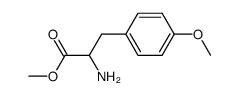 2-氨基-3-(4-甲氧基苯基)丙酸甲酯结构式