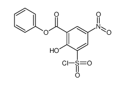 phenyl 3-chlorosulfonyl-2-hydroxy-5-nitrobenzoate Structure