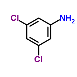 3,5-二氯苯胺结构式