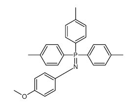 (4-methoxyphenyl)imino-tris(4-methylphenyl)-λ5-phosphane Structure