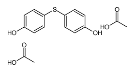 acetic acid,4-(4-hydroxyphenyl)sulfanylphenol结构式