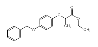 2-(4-苄氧基苯氧基)丙酸乙酯结构式