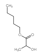 Propanoic acid,2-hydroxy-, pentyl ester Structure