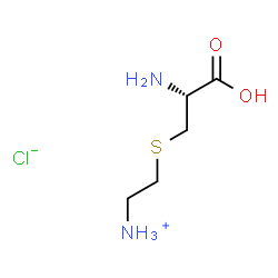 S-(2-aminoethyl)-L-cysteine dihydrochloride structure