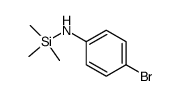 N-(trimethylsilyl)-4-bromoaniline结构式