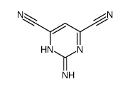 4,6-Pyrimidinedicarbonitrile, 2-amino- (9CI)结构式
