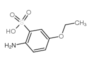 对氨基苯乙醚-3-磺酸结构式