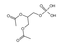 1,2-Di-O-acetylglycerin-3-phosphat Structure