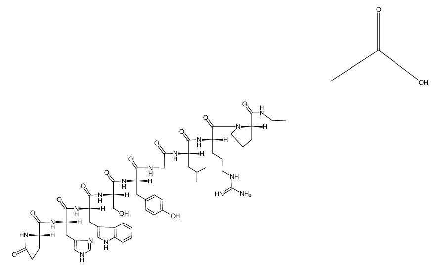醋酸夫替瑞林结构式