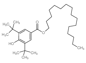 Hexadecyl 3,5-Bis-Tert-Butyl-4-Hydroxybenzoate structure