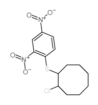 1-chloro-2-(2,4-dinitrophenyl)sulfanyl-cyclooctane Structure