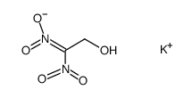 potassium 2-hydroxy-1,1-dinitroethane-1-ide结构式