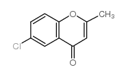6-氯-2-甲基-4H-1-苯并吡喃-4-酮结构式