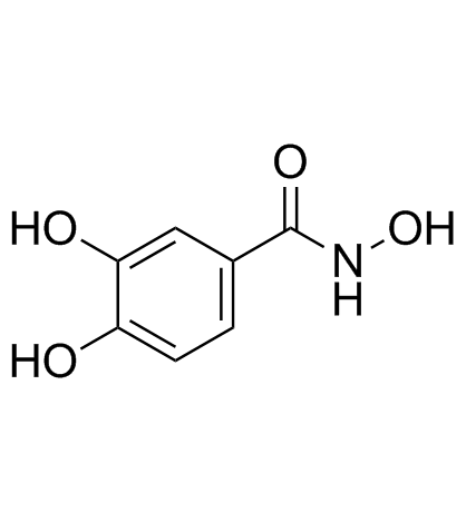 3,4-二羟基苯甲羟肟酸结构式