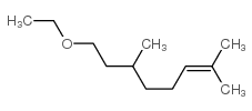 citronellyl ethyl ether structure