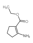 2-Amino-cyclopent-1-enecarboxylic acid ethyl ester Structure