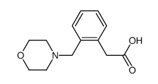 2-[2-(MORPHOLINOMETHYL)PHENYL]ACETIC ACID Structure
