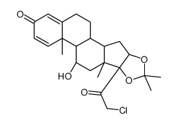 8b-(2-chloroacetyl)-7-hydroxy-6a,8a,10,10-tetramethyl-6a,6b,7,8,8a,8b,11a,12,12a,12b-decahydro-1H-naphtho[2',1':4,5]indeno[1,2-d][1,3]dioxol-4(2H)-one结构式