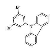 9-(3,5-二溴苯基)咔唑结构式