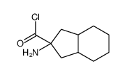 1H-Indene-2-carbonyl chloride, 2-aminooctahydro- (9CI) structure