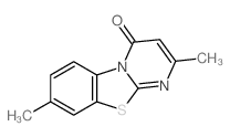 2,8-dimethylpyrimido[2,1-b][1,3]benzothiazol-4-one Structure