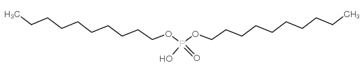 Phosphoric acid, didecyl ester Structure