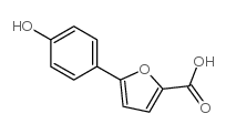 5-(4-Hydroxyphenyl)-furan-2-carboxylic acid结构式