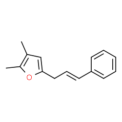 Furan, 2,3-dimethyl-5-[(2E)-3-phenyl-2-propenyl]- (9CI) Structure