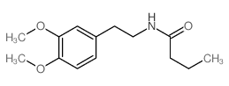 Butanamide,N-[2-(3,4-dimethoxyphenyl)ethyl]-结构式