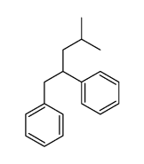 (4-methyl-1-phenylpentan-2-yl)benzene结构式