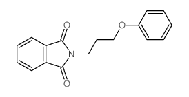 1H-Isoindole-1,3(2H)-dione,2-(3-phenoxypropyl)- Structure