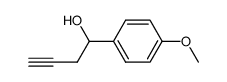 1-(4-methoxyphenyl)but-3-yn-1-ol Structure