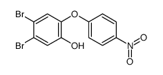4,5-dibromo-2-(4-nitrophenoxy)phenol结构式