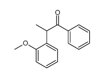 2-(2-methoxyphenyl)-1-phenylpropan-1-one结构式