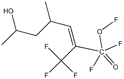 1,1,1-Trifluoro-2-trifluoromethyl-2-hydroxy-4-pentylacrylate Structure